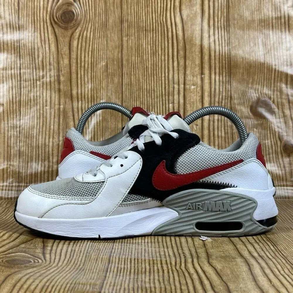 Nike Air Max Excee White Red Black CD6894-105 Youth 6.5Y Women’s 8 Shoes‎